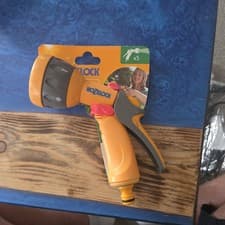 Image of Hozelock Multi Jet Spray Nozzle For Gardens Adjustable Patterns Ergonomic Grip