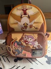 Image of Loungefly Disney The Rescuers Down Under Mini Backpack Brown Yellow Multi NWT