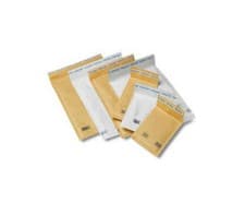 Image of 100 WHITE Bubble Bags / Envelopes - 140x195mm / 5.5x7.5"