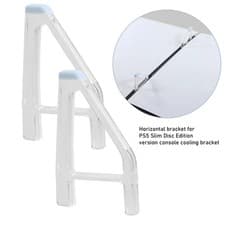 Image of 2X Horizontal Stand for PS5 Slim Disc Edition Console Cooling Feet Bracket Holde
