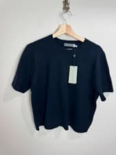 Image of Mint Velvet Navy Fitted Knit Jumper XL new with tags