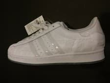 Image of adidas  Sleek W White Silver Black Women Shoes Sneakers EG7748 SZ 6.5
