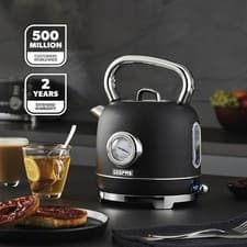 Image of GEEPAS Retrovive 1.8L 3000W Electric Kettle Vintage Cordless Rapid Boil 360°