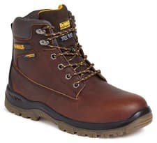Image of DeWalt Titanium S3 tan leather waterproof steel toe/midsole safety work boot