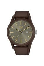 Image of Lorus Mens Solar Rubber Strap Watch RX307AX9