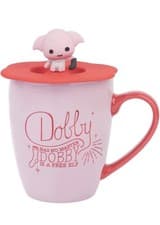 Image of Harry Potter Ceramic Mug with Lid - Dobby | 35 cl/350 ml/11.8 oz - Brand New