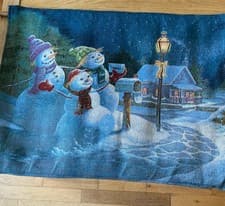 Image of Fibre Optic Light up LED Canvas/Picture Christmas ‘ Letter to Santa ‘ 92 x66 cm