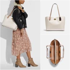 Image of Coach Willow Tote - B4/Chalk Multi