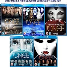 Image of Once Upon a Time Complete Collection 1-5 Blu Ray Series 1 2 3 4 5 Brand New R2