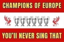 Image of Liverpool Football Club FC Champions League Winners Fridge Magnet Merchandise