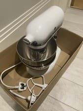 Image of KitchenAid 5K45SSBWH 275W Classic Stand Mixer - White