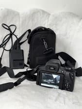 Image of Canon PowerShot SX70 HS Digital WiFi Camera Black with Charger and travel Bag