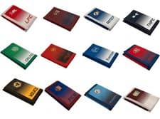 Image of Football Club Various Teams FadeDesign Wallet Credit Card Coins Pouch Official