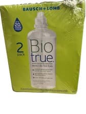 Image of Bio True Contact Lens Solution 300ml, Pack of 2, 600ml Total