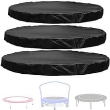 Image of Trampoline Cover Rain Dust Cover Waterproof Weatherproof Weather Protection Wrap