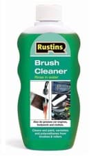 Image of Rustin Brush Cleaner 300ml Wet Paint Varnishe Brush Roller Degreases Car Thinner
