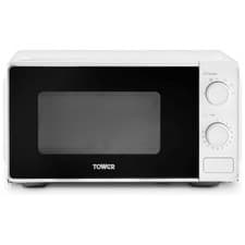 Image of Tower Microwave White 20L 800W 5 Power Levels Defrost Function T24044WHT