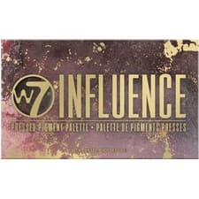 Image of W7 Cosmetics Influence Pressed Pigment Palette - Shimmer Mattes Eyeshadow Brush