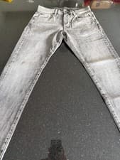 Image of G - Star Mens Jeans 3301 Slim Burten Black/Grey Stretch Denim 32/30