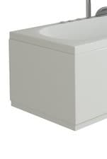 Image of 100% Waterproof Bath Panel White PVC Front Side End All Sizes Gloss White New
