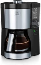 Image of Melitta Filter Coffee Machine, Look V Perfection Model, Stainless Steel and Grap