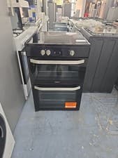 Image of Hotpoint HDM67I9H2CB 60cm Double Oven Induction Electric Cooker - Black