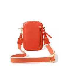 Image of Katie Loxton Small Deep Orange Hallie Crossbody Bag