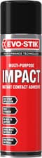 Image of EVO-STIK Impact Instant Contact Adhesive Spray - 500Ml - Multipurpose High-Stren