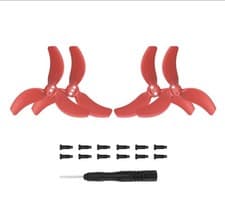 Image of DJI AVATA 2 Low Noise Propellers Replacement Props RED