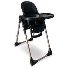 Image of My Babiie MBHC9 Luxe Highchair from Birth - Rose Gold Black