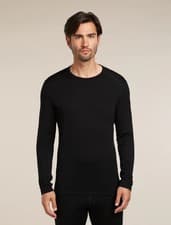 Image of Icebreaker 100% Merino Wool 260 Tech Thermal Top - Black - Large