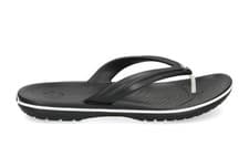 Image of Crocs Crocband Flip Black Size Men 10 Women 12