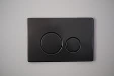 Image of GUNMETAL 304 STEEL FLUSH PLATE, GEBERIT SIGMA COMPATIBLE, ROUND BUTTONS 606-SRGU