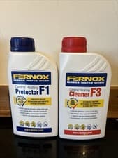 Image of Fernox F1 & F3 Twin Pack Central Heating Protector and Cleaner, 500ml, Each