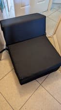Image of Argos Black Futon Used Once reduced from £61