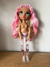 Image of Rainbow High Rosetta Nude Doll Sparkle And Shine Pink Rosetta