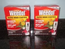 Image of Weedol Rapid Weed Killer Liquid Concentrate 2 x 6 Tubes (12 total) Treats 120m2