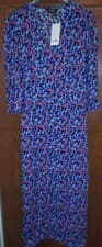 Image of Long Tall Sally Stunning Floral Dress Size 10L Blue/multi 💙🧡💛🩵