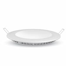 Image of V-TAC Round Slim LED Panel Downlight 22W 6400K VT-2207
