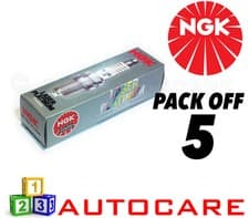 Image of NGK Laser Platinum Spark Plug set - 5 Pack - Part Number: PZFR5D-11 No. 7968 5pk