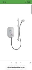 Image of Mira Event XS T Thermostatic Power Shower White/Chrome