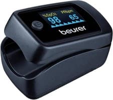 Image of Beurer PO45 Pulse Oximeter Measures Heart Rate Arterial Oxygen Saturation