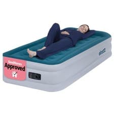 Image of airzzZ Self Inflating Single Air Bed with Built In Pump Inflatable Mattress