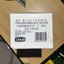 Image of Ideal RF Electronic 7 Day Programmable Room Thermostat & Receiver Kit 216131 New