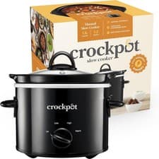 Image of Crock-Pot Slow Cooker | Removable Easy-Clean Ceramic Bowl | 1.8 L Small Slow