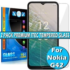 Image of Screen Protector For Nokia G42 5G Clear Gorilla Tempered Glass Cover