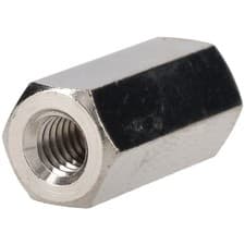 Image of R-TECH Hex Threaded F-F Spacers Brass M4 15mm - Pack Of 25