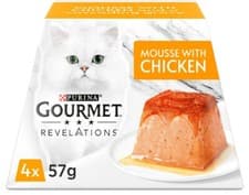 Image of Purina Gourmet Revelations Mousse Wet Cat Food (4 x 57g) FAST DELIVERY