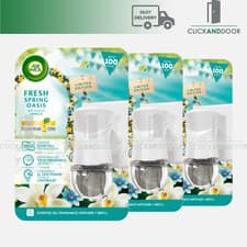 Image of 3 X Air Wick Electrical Plug In Scented Oil Fragrance set Diffuser + Refill 19ml