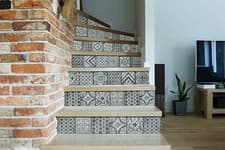 Image of 1.5m x 67.5cm MORACCAN TILE STICKY BACK PLASTIC FILM SELF ADHESIVE VINYL D-C-FIX